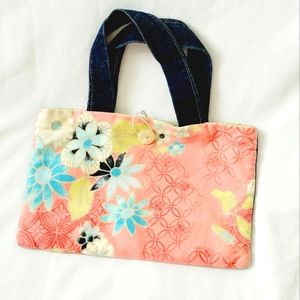 Totinette denim & fabric handbag / purse